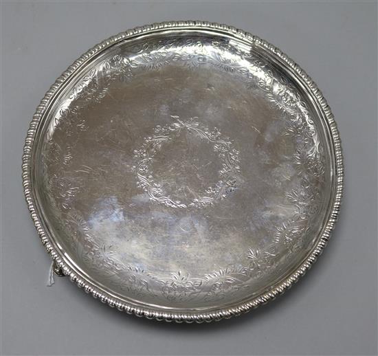 An early George III silver waiter, Richard Rugg, London, 1762. 8 oz.